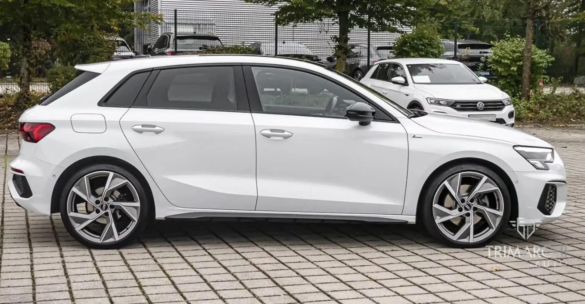 Audi A3 A3 SPB 30 TDI S tronic S line edition Blanc - 2