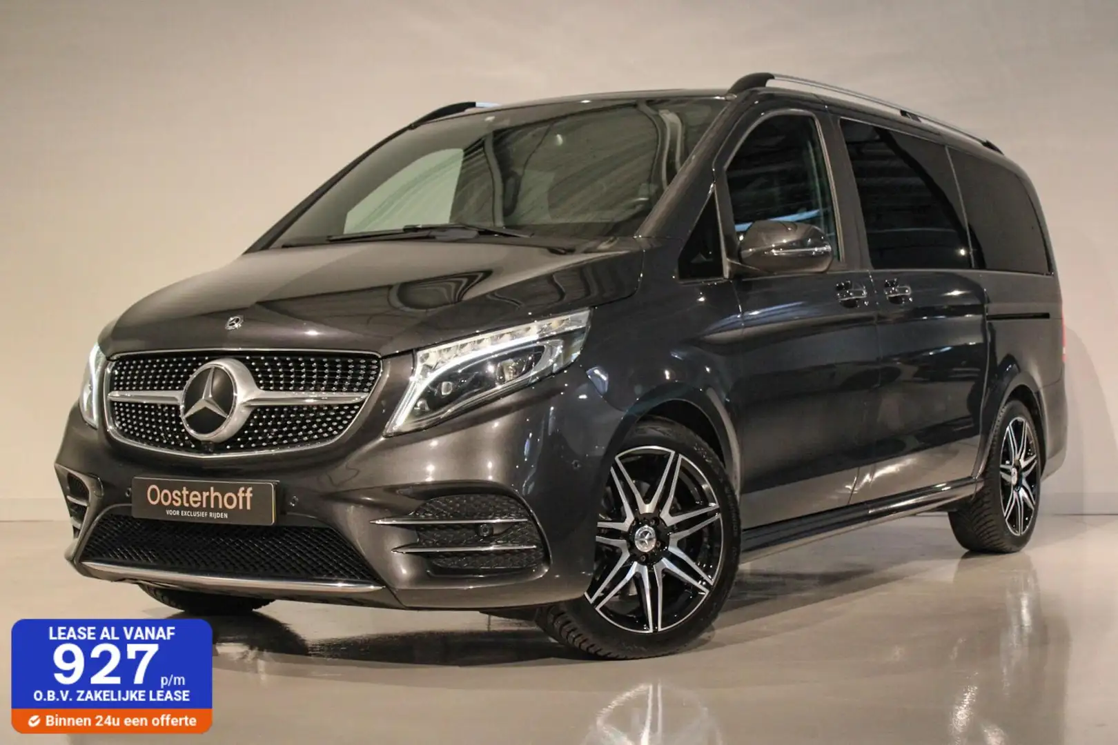 Mercedes-Benz V 300 300d Lang Avantgarde 7P | BURMESTER | AMG Gris - 1