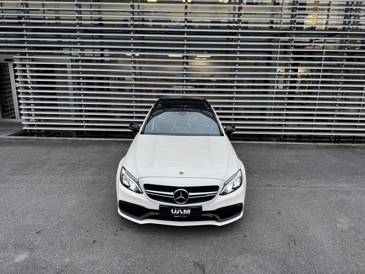 Mercedes-Benz C 63 AMG AMG C 63 S - PANO - sportuitlaat Blanc - 2