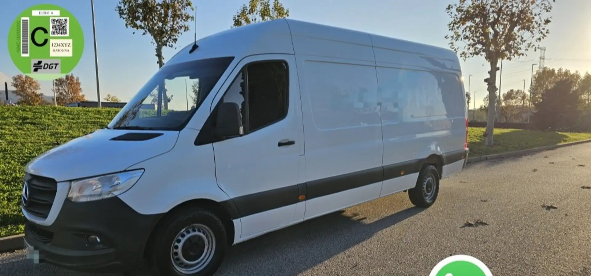 Mercedes-Benz Sprinter Furgón 319CDI Largo Blanco - 1