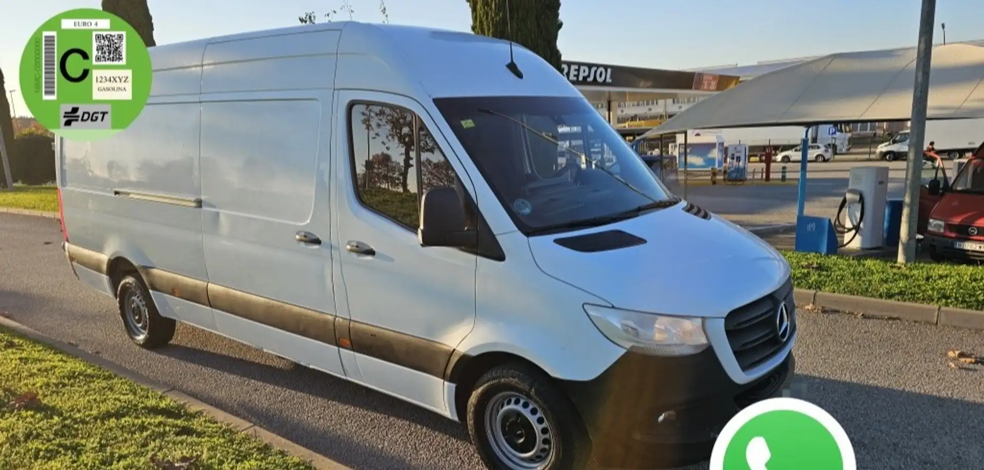 Mercedes-Benz Sprinter Furgón 319CDI Largo Blanco - 2