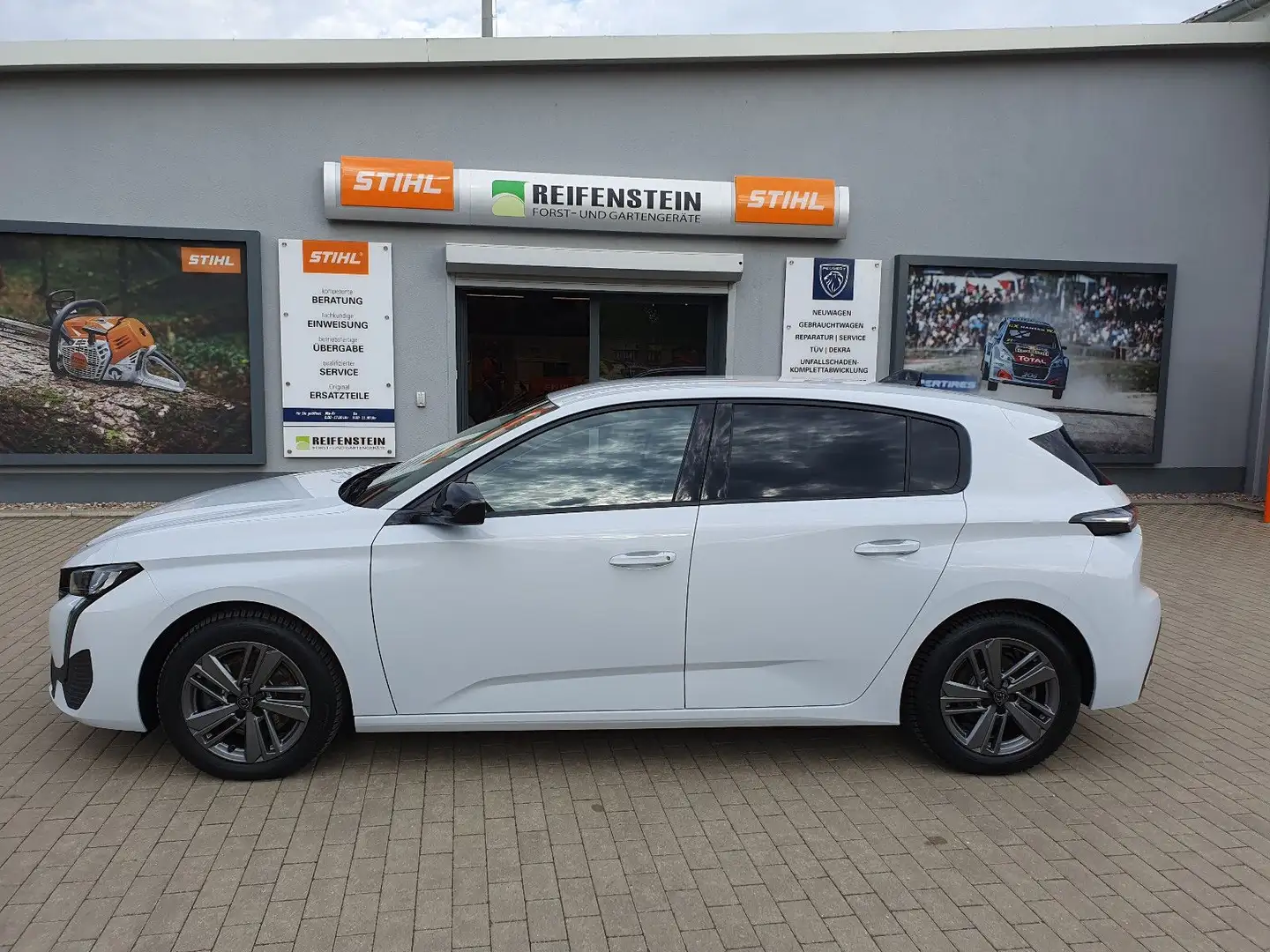 Peugeot 308 Allure 130 HDI EAT8 SHZ 360°K. WINTER-PAKET Blanc - 2
