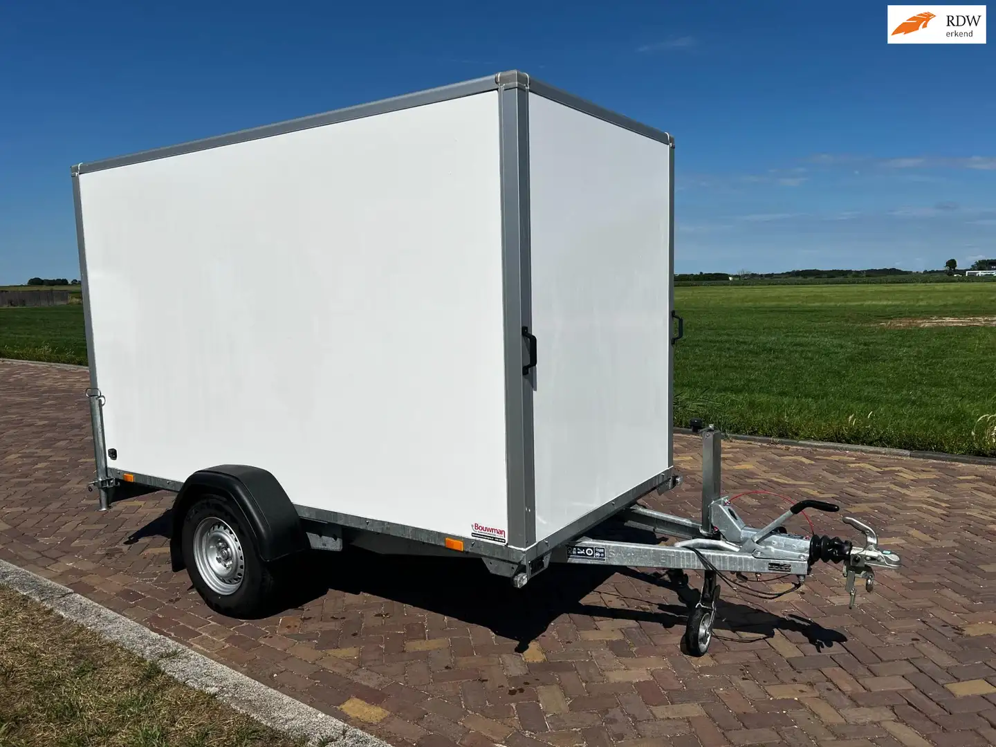 Saris Gesloten aanhangwagen 180 1500KG ZGAN Blanc - 1