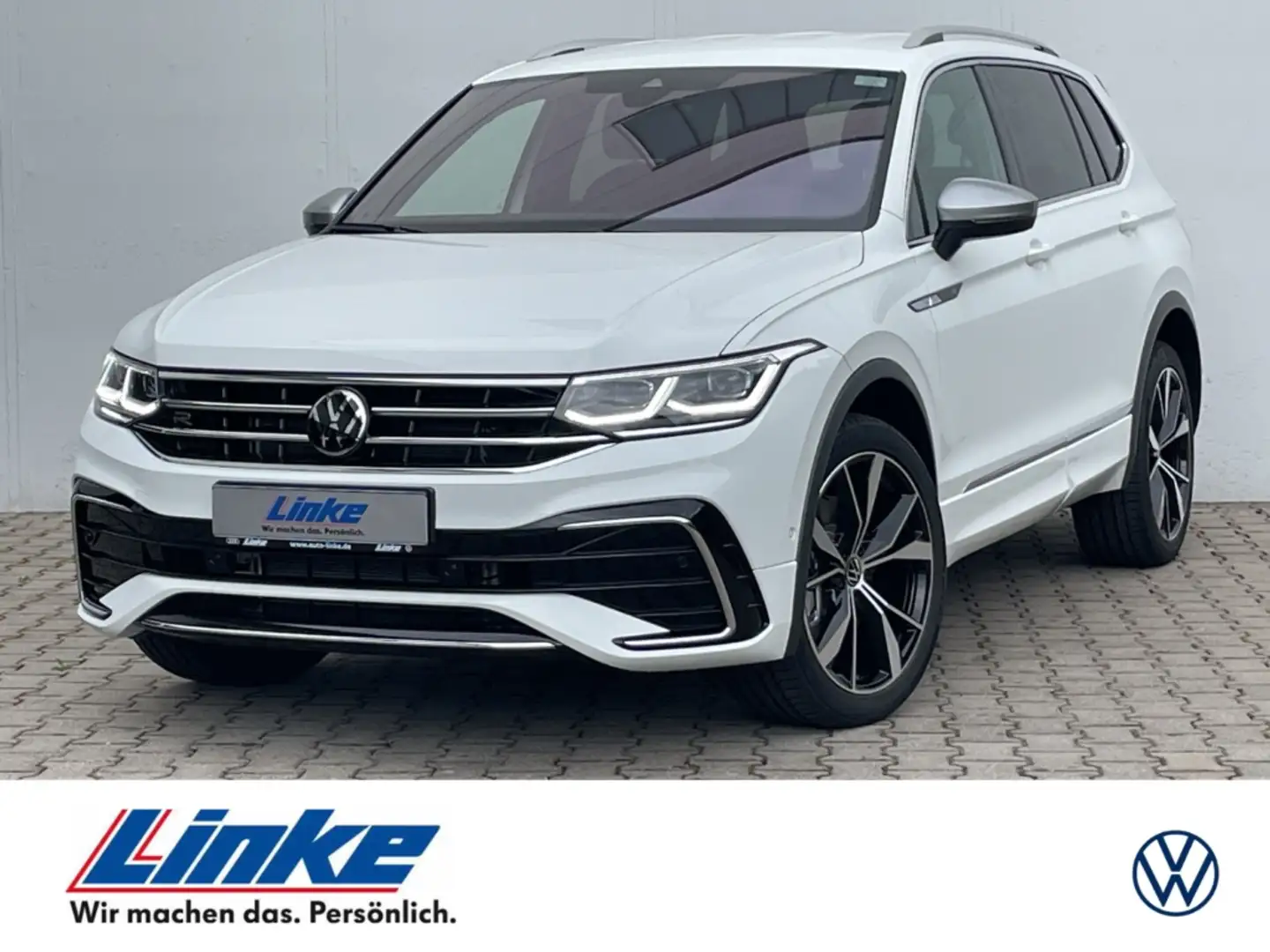 Volkswagen Tiguan Allspace R-Line 2.0TDI 4MOTION AHK/Kamera/Navi Weiß - 1