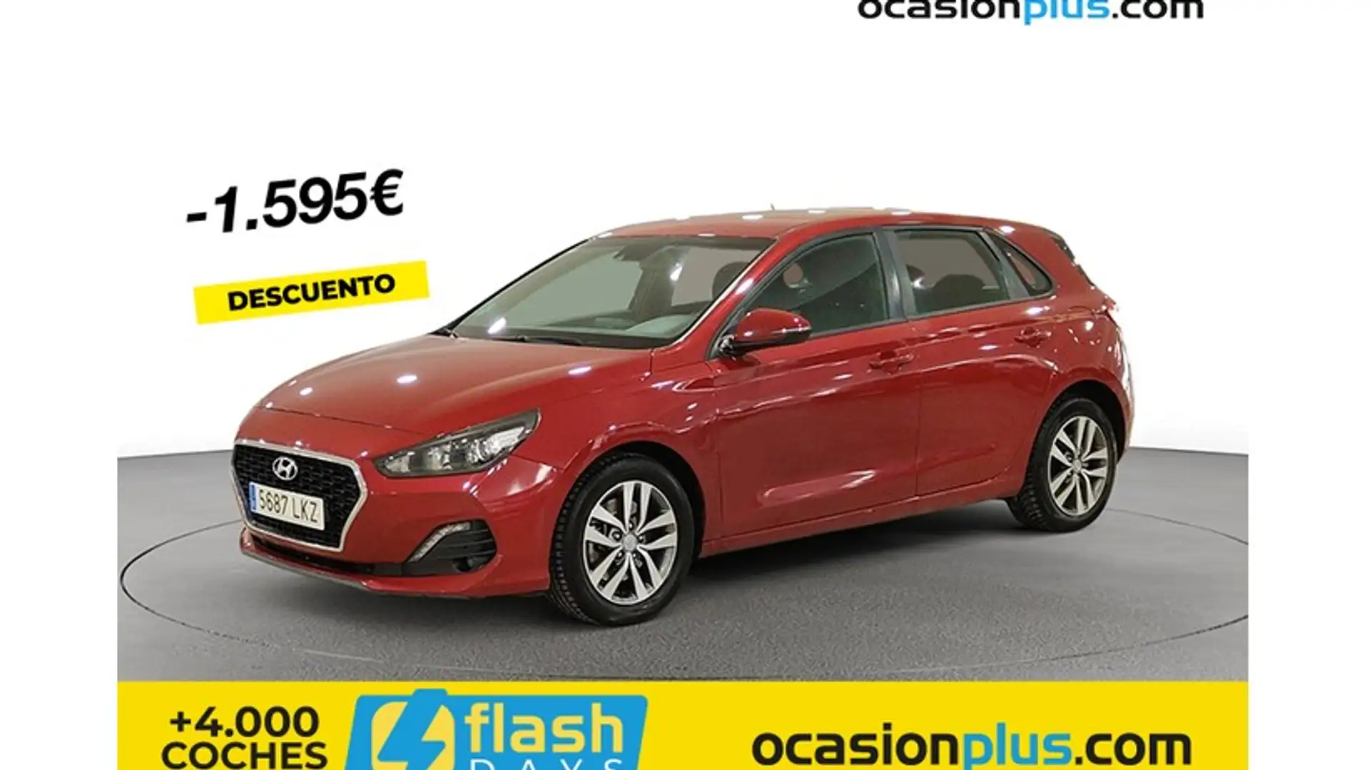 Hyundai i30 1.0 TGDI Klass 120 Rojo - 1