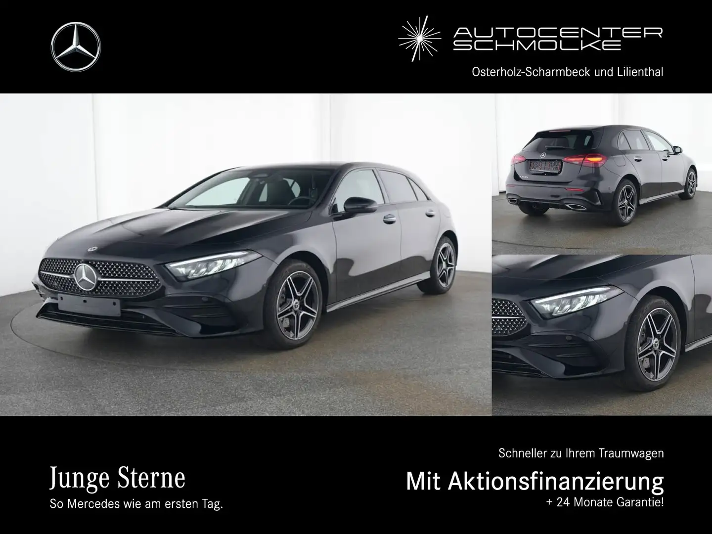 Mercedes-Benz A 250 A 250 e AMG Line NIGHT-PAKET*AMBIENTE*LED*TOTWI* Schwarz - 1