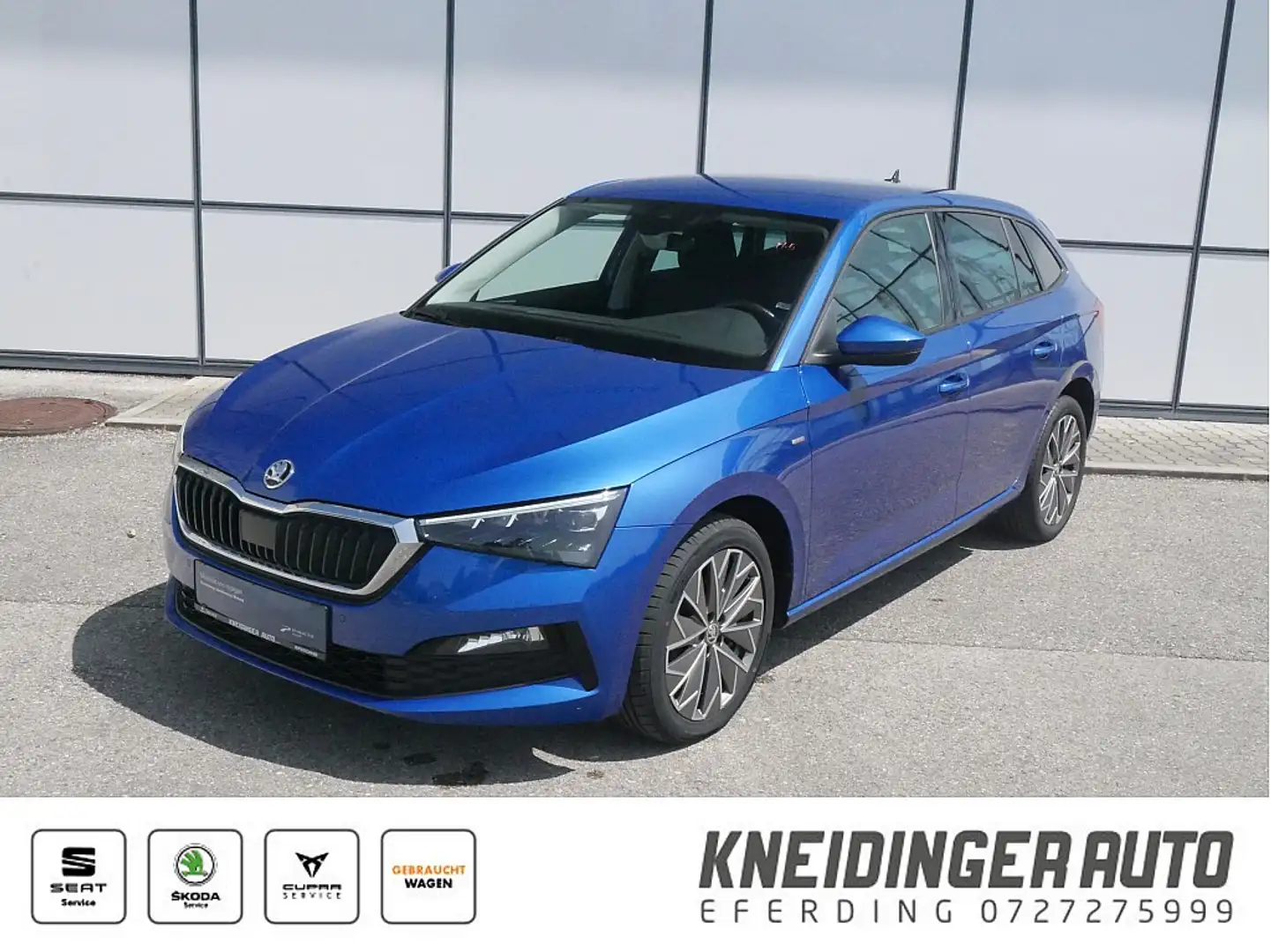 Skoda Scala 1,0 TSI Ambition, SmartLink, Sitzheizung, Tempo... Blau - 1