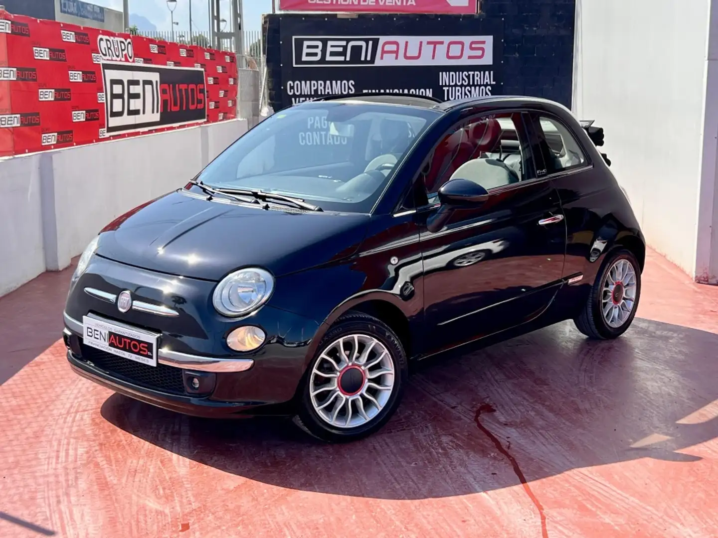 Fiat 500 Lounge 1.2 Dualogic Nero - 1