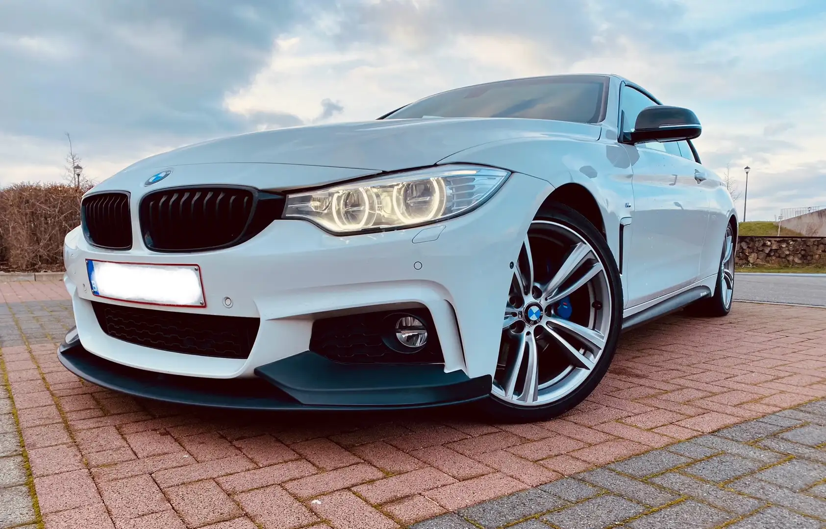 BMW 420 cabriolet pack M performance Wit - 1