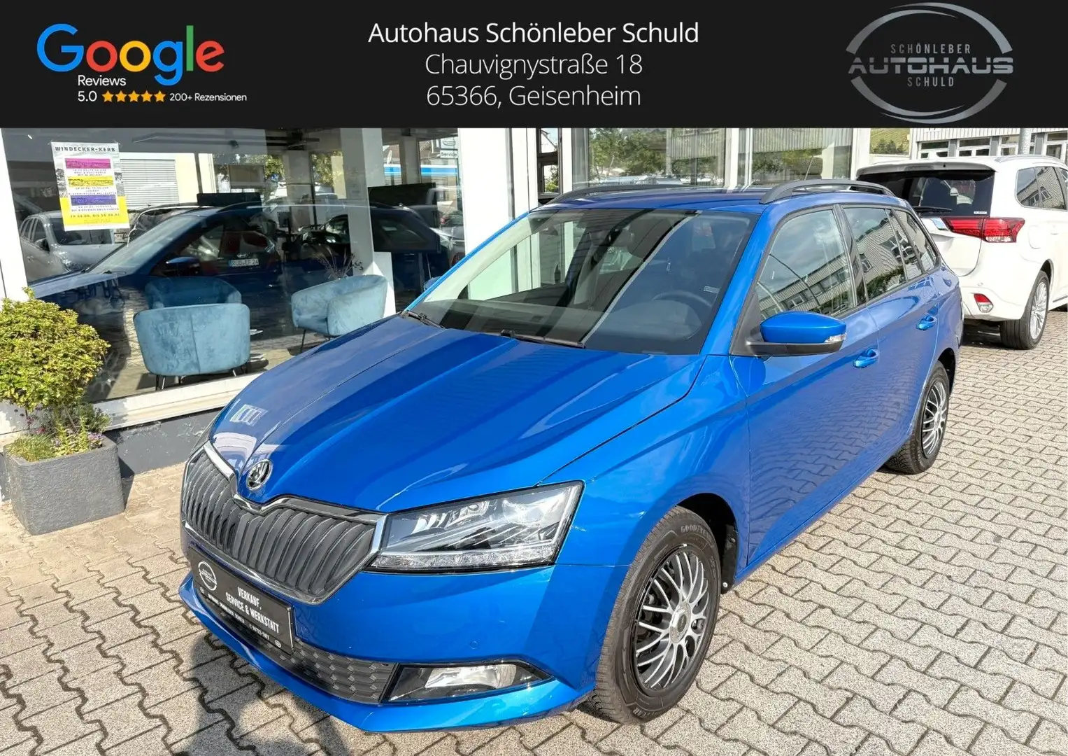 Skoda Fabia Combi Best of *NAVI*LED*SITZH*CARPLAY* Bleu - 1