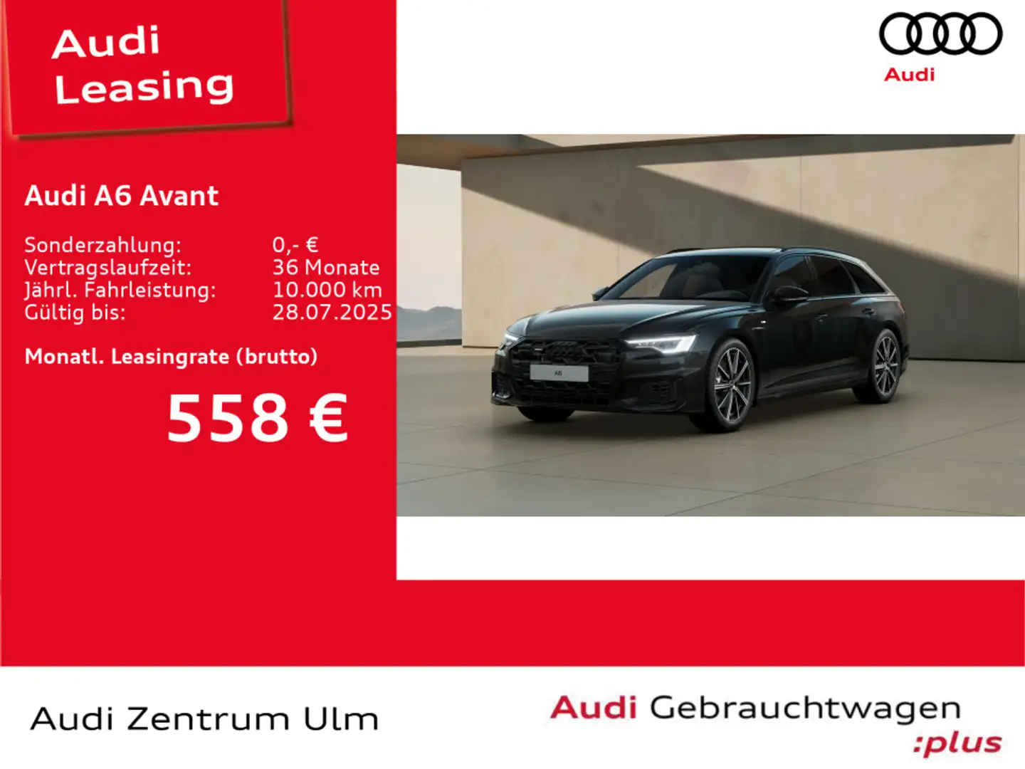 Audi A6 50 TDI qu S-Line Black AHK PANO 5J.GAR. Schwarz - 1