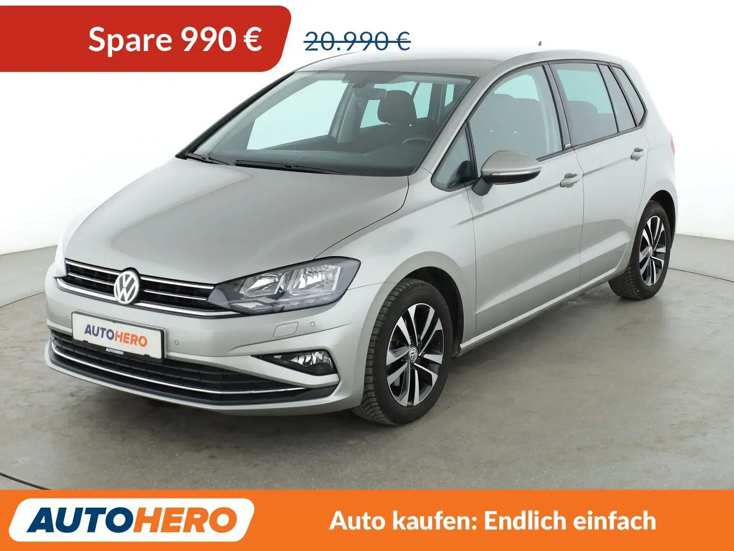 Volkswagen Golf 1.5 TSI ACT United Aut.*NAVI*PDC*SHZ*KLIMA* Gris - 1