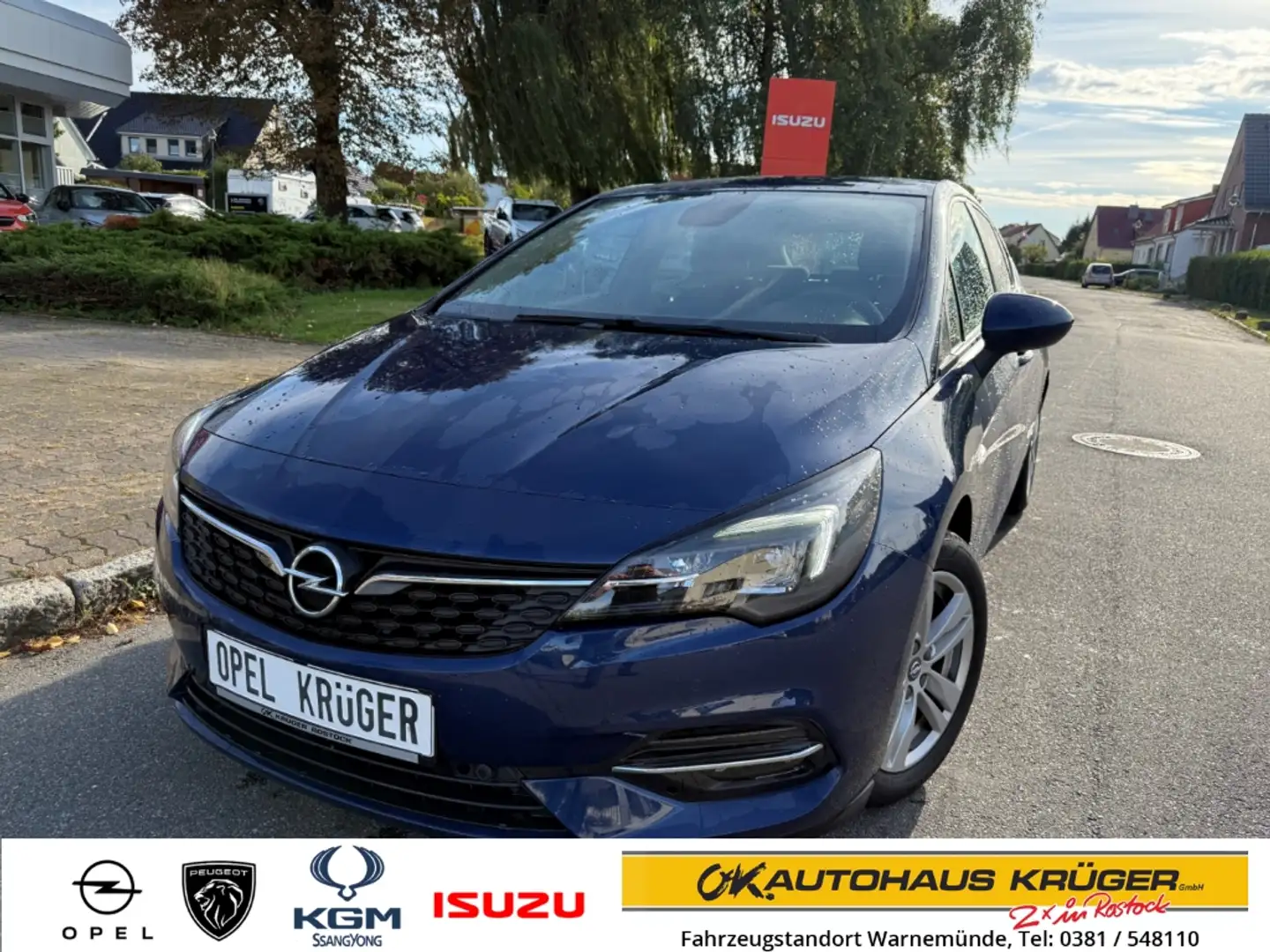 Opel Astra K Edition Start Stop 1.2 mit Allwetter Blauw - 1