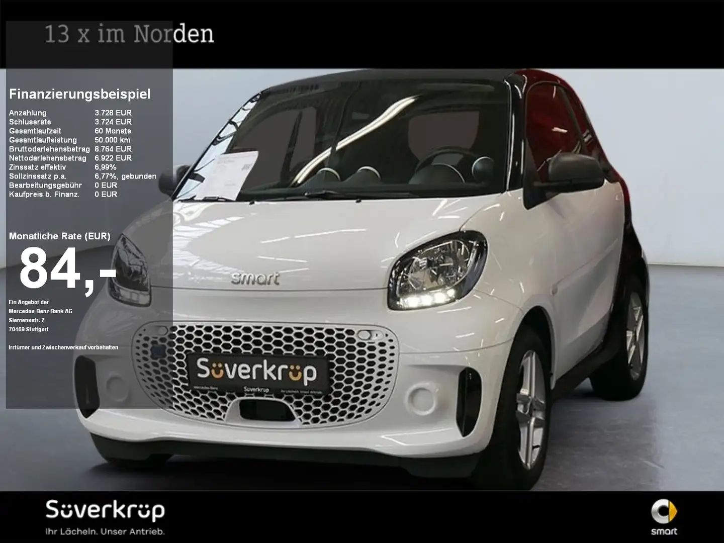smart forTwo EQ  22KW SHZ Weiß - 1