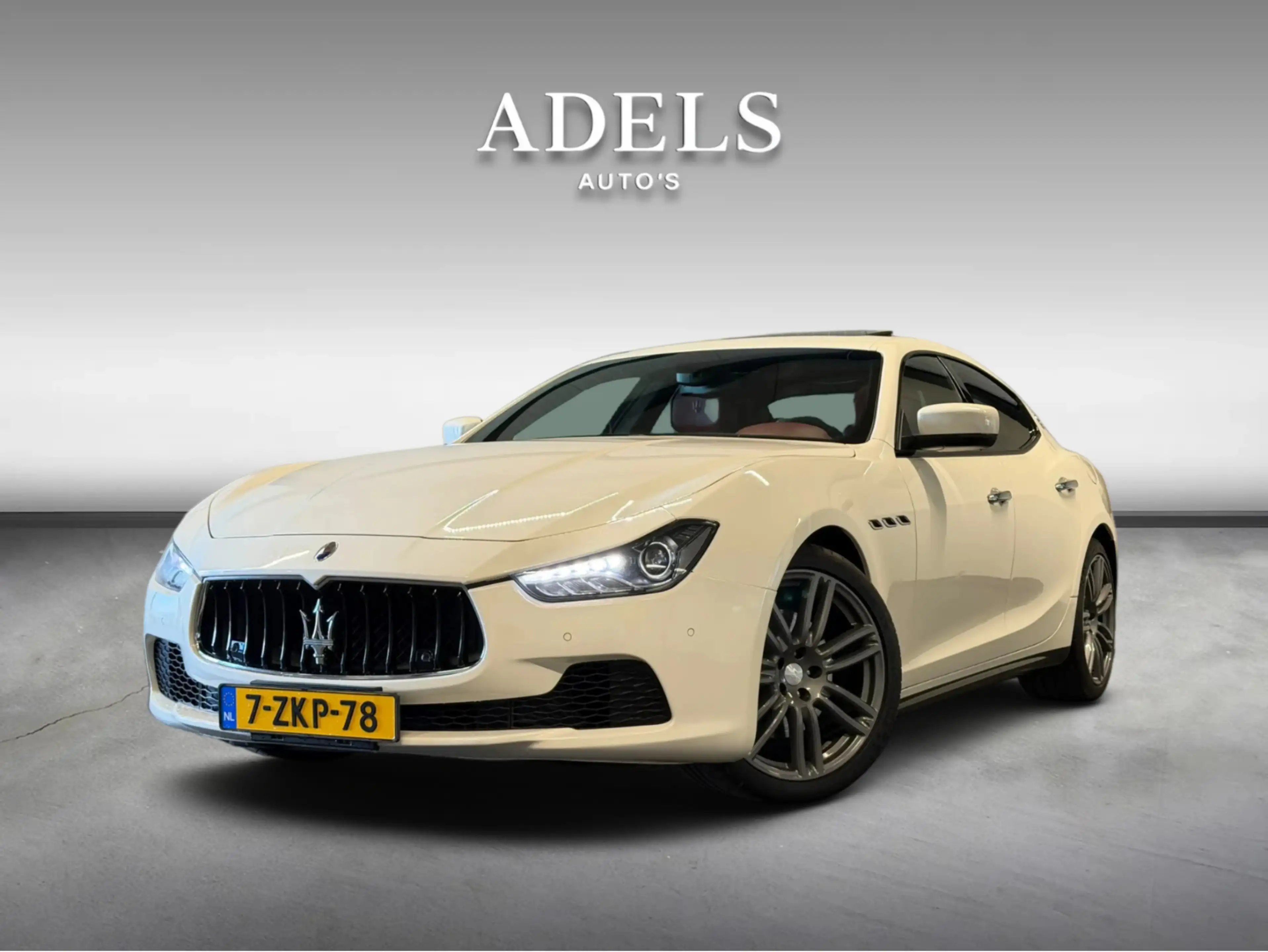 Maserati Ghibli 3.0 V6 D Schuifdak Pearlwhite Keyless Camera