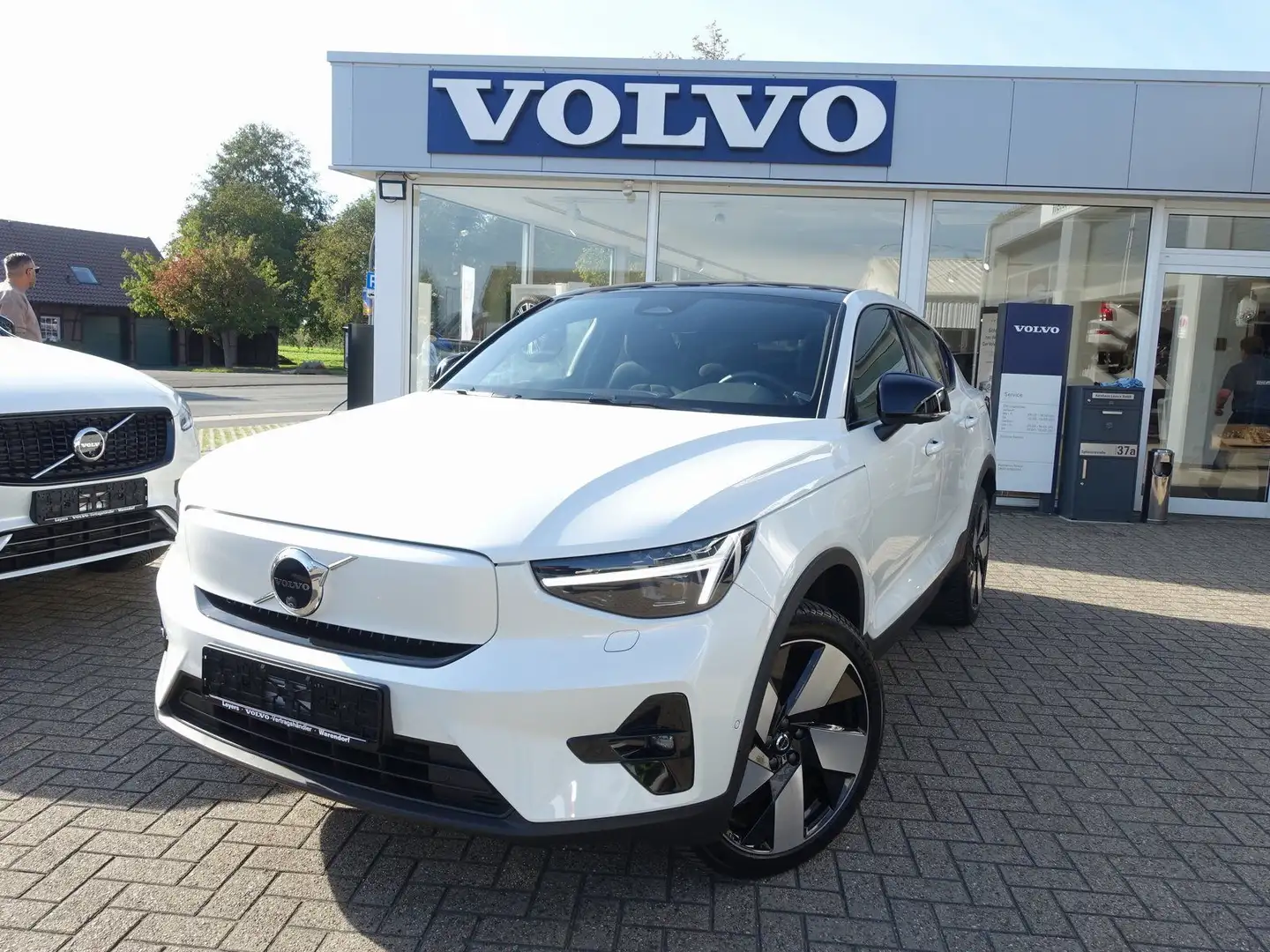 Volvo C40 Recharge Ultimate Twin Motor 360°Kam/BLIS Weiß - 1