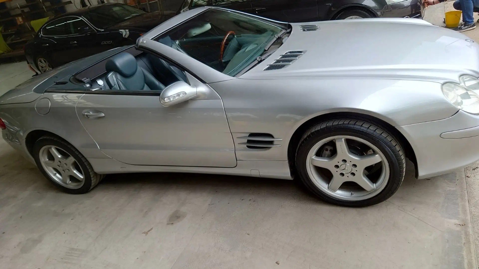 Mercedes-Benz SL 500 Roadster (BM 230) srebrna - 2