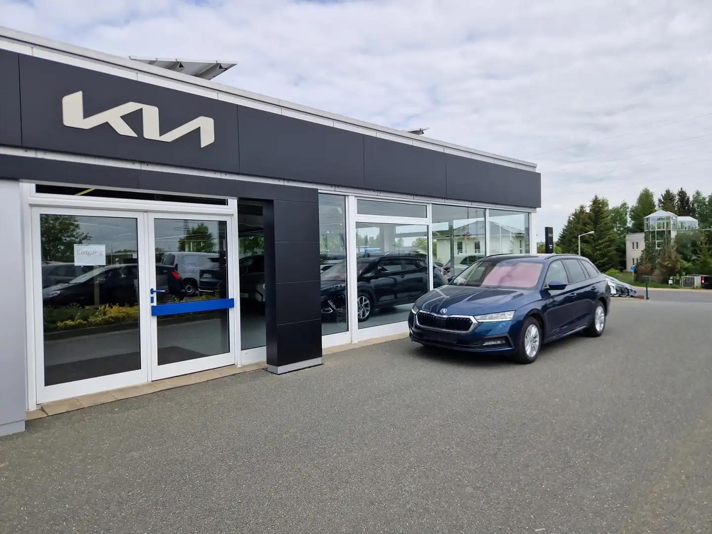 Skoda Octavia Combi 2,0 TDI DSG Pano Columbus 4x SHZ LED Blu/Azzurro - 2