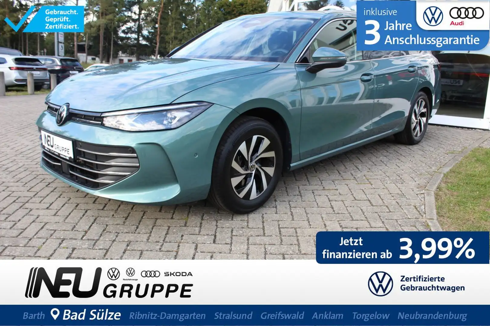 Volkswagen Passat Business Variant 1.5 eTSI DSG LED Rfk HZ Grün - 1