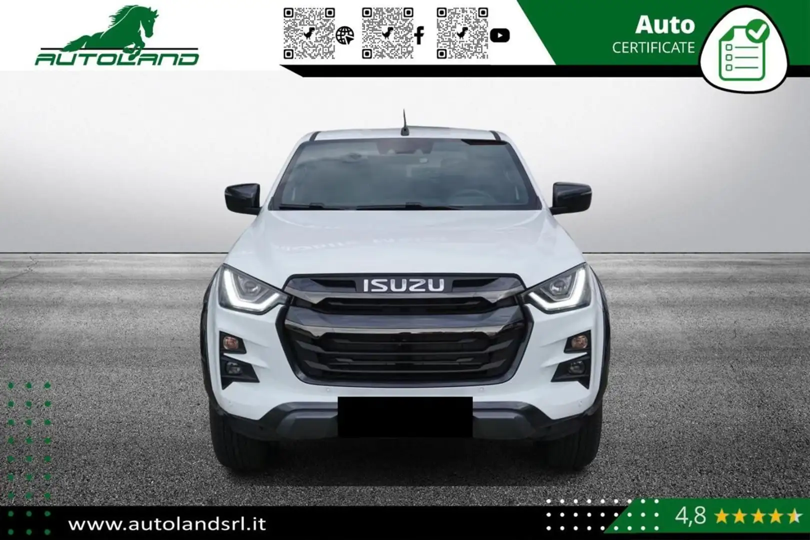 Isuzu D-Max V-Cross 163cv Doppia Cabina 4WD * Iva Esclusa * Bianco - 2