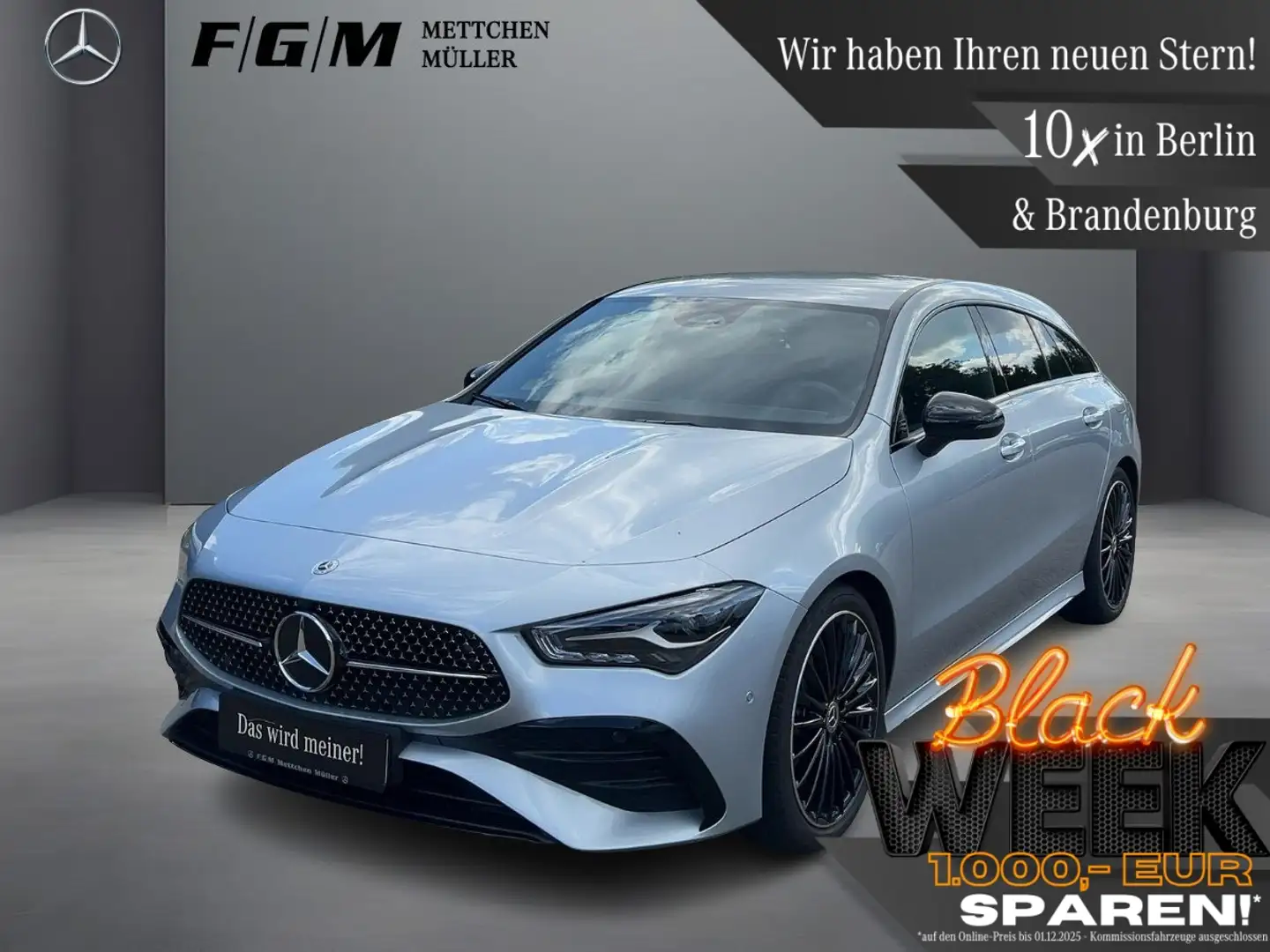 Mercedes-Benz CLA 250 4M SB AMG Line KeyGo|TWA|360|Night Argent - 1