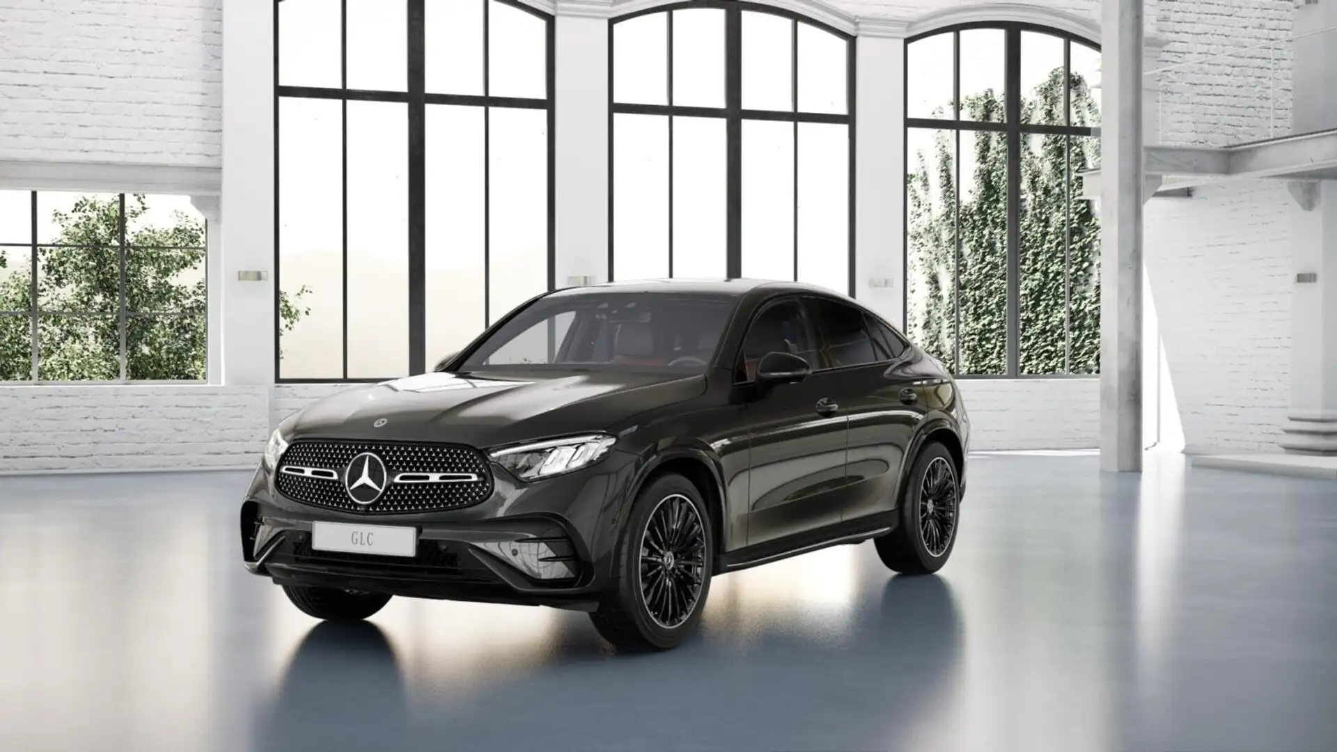 Mercedes-Benz GLC 450 d 4M Coupé AMG+Night-AHK+Distr+Memo+360 Grijs - 1