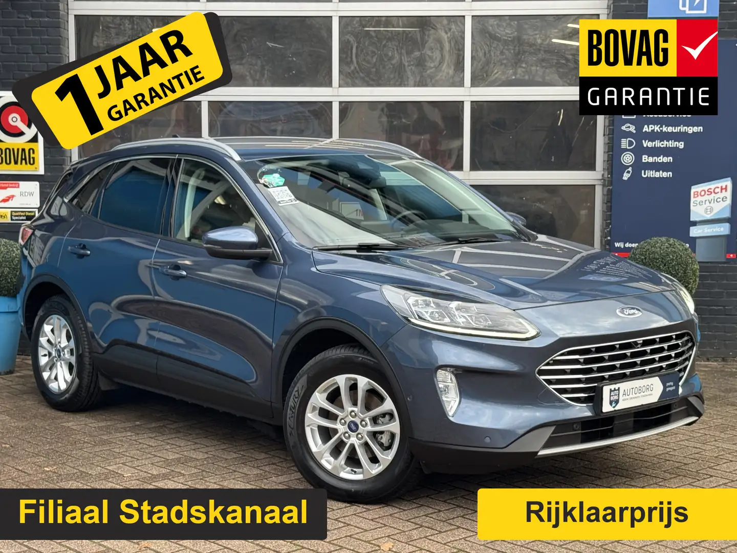 Ford Kuga 2.5 PHEV Titanium X GRATIS Afleverpakket! LED | Ca Blauw - 1