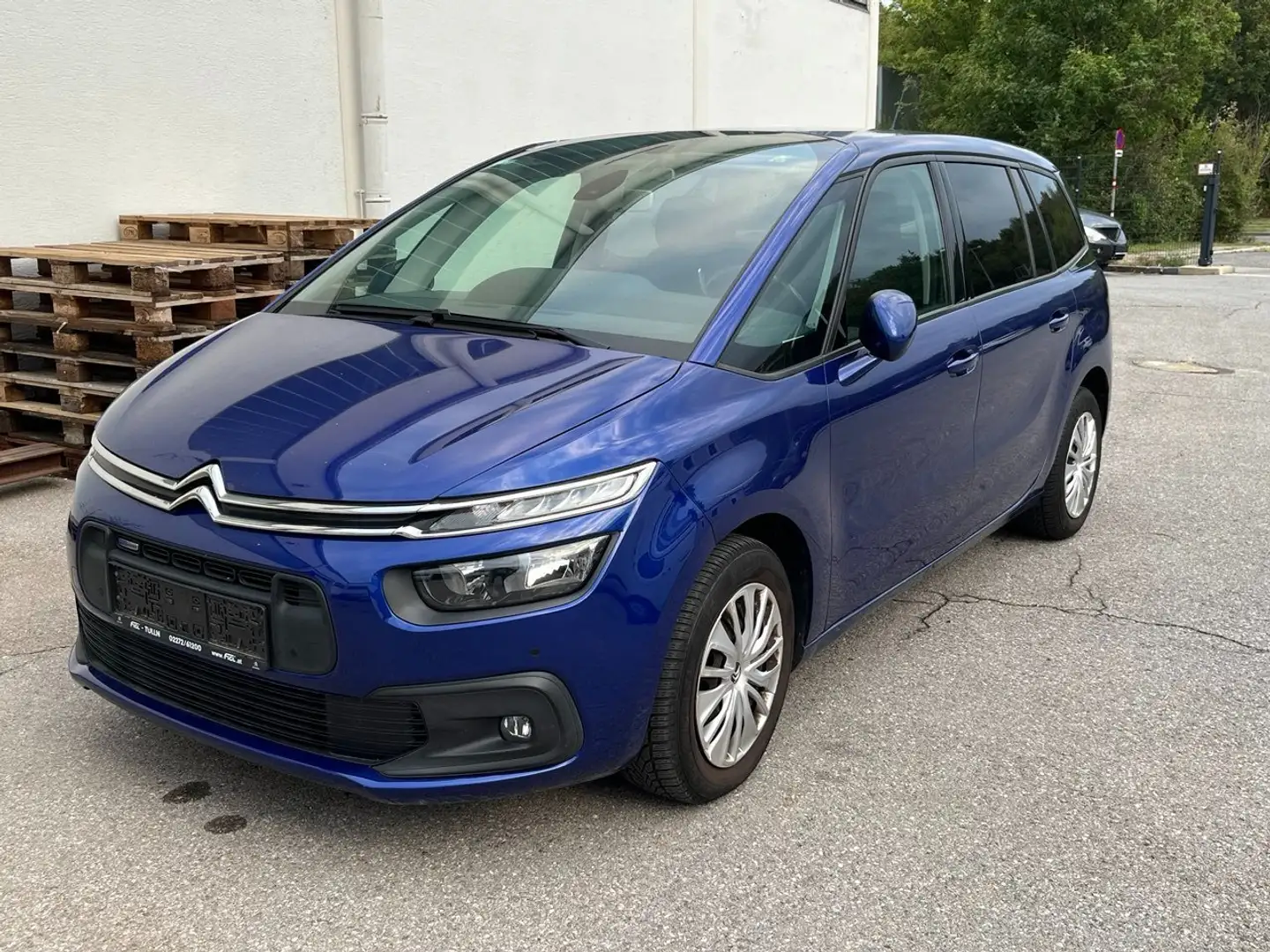 Citroen Grand C4 Picasso 7 Sitze Automatik Pdc Temp LED Blau - 1
