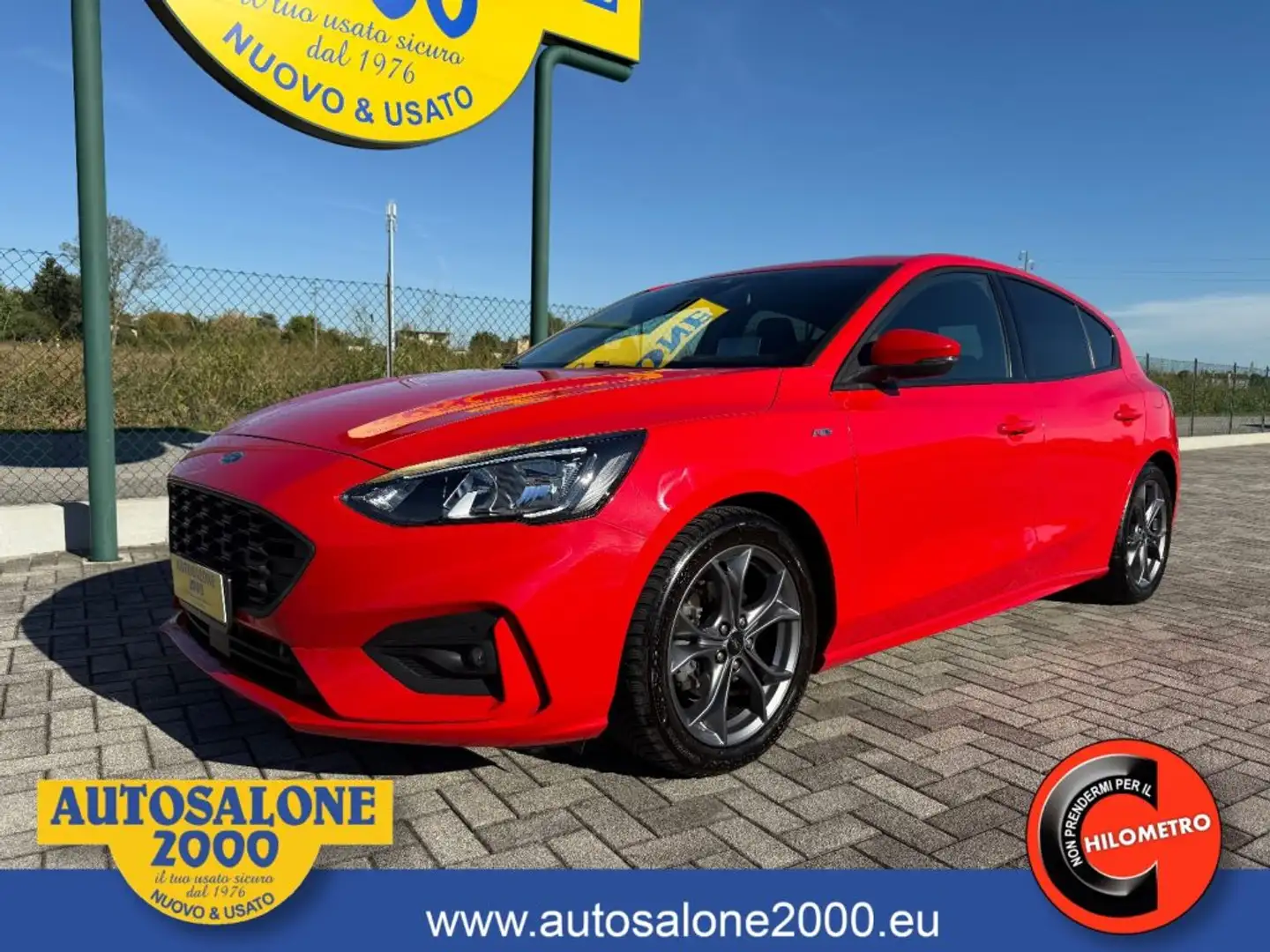 Ford Focus 1.0 EcoBoost 125 CV 5p. ST-Line PREZZO REALE Rosso - 1