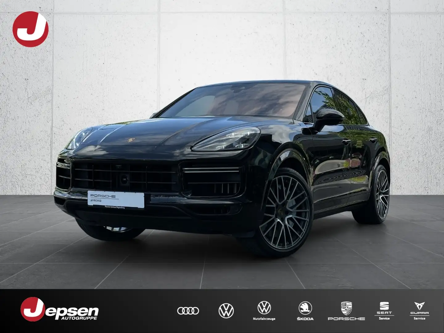 Porsche Cayenne Turbo Coupé Burmester 360° Sitzbel. Schwarz - 1