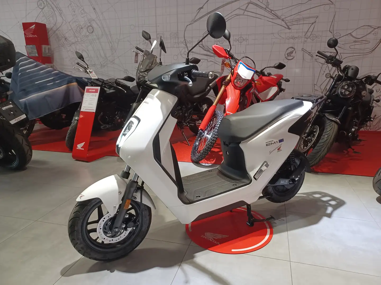 Honda EM1 e Wit - 1