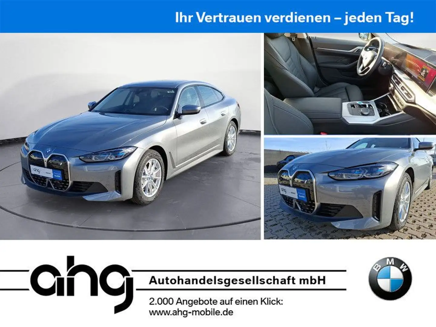 BMW i4 eDrive35 Klimaaut. Glasdach Komfortzugang Gris - 1