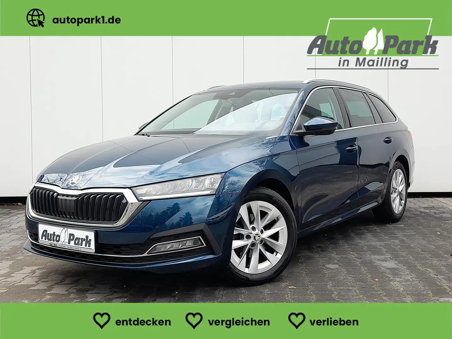 Skoda Octavia 2.0 TDI Aut. HuD~SHZ~NAVI~RFK~2xPDC~ACC Blau - 1