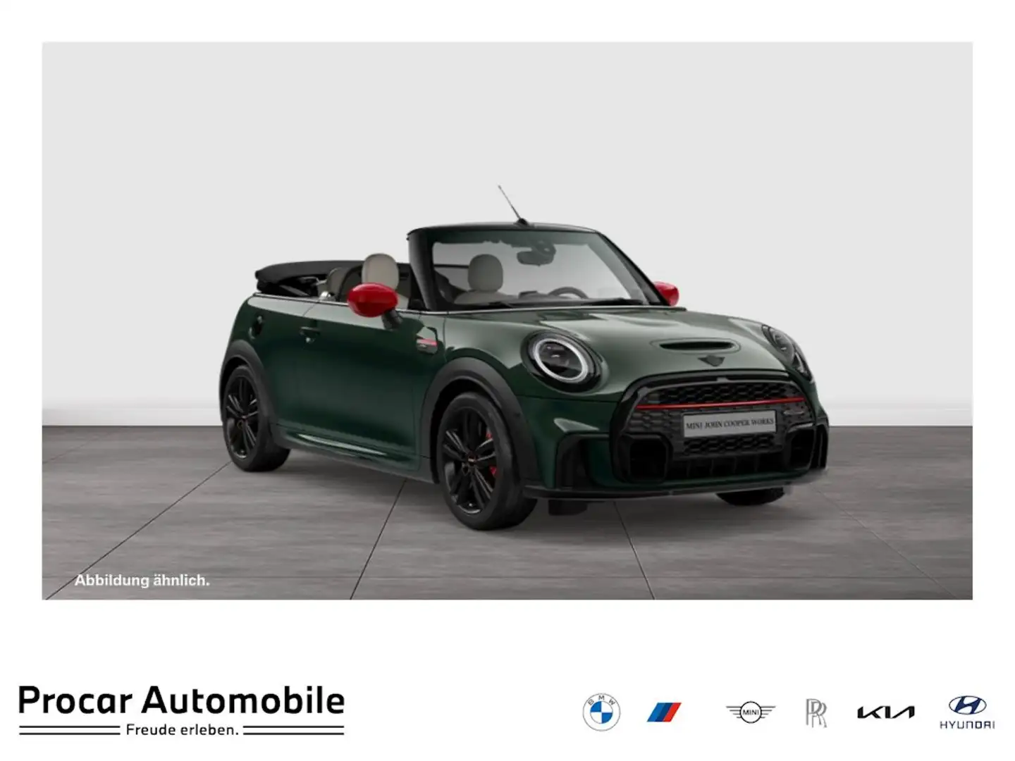 MINI John Cooper Works Cabrio John Cooper Works HuD H/K DA PA RFK DAB LED Shz Zielony - 1