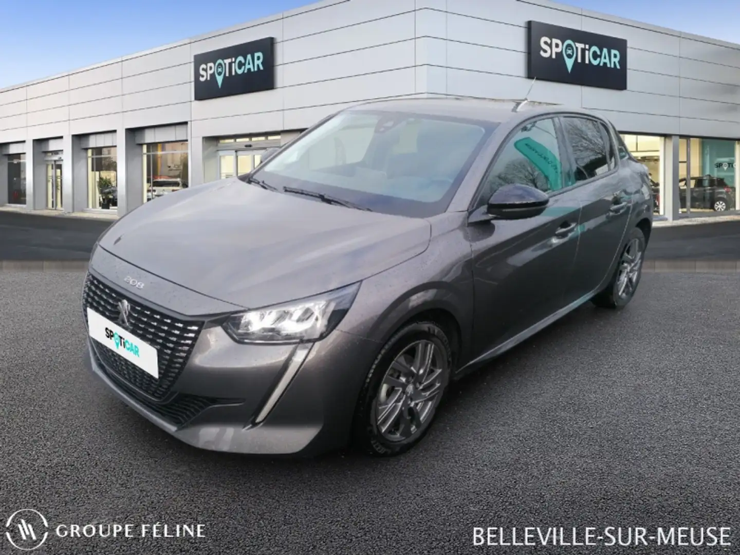 Peugeot 208 1.2 PureTech 75ch S\u0026S Style Grijs - 1