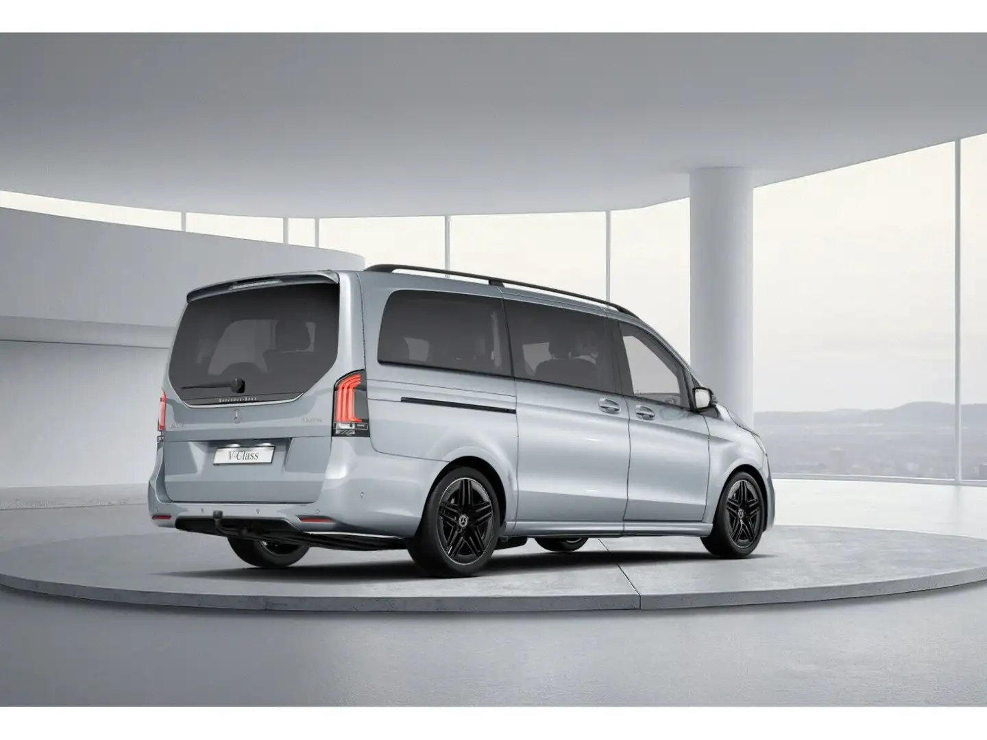 Mercedes-Benz V 300 d 4M AVANTGARDE, LANG - AMG NIGHT AIRMATIC Silber - 2