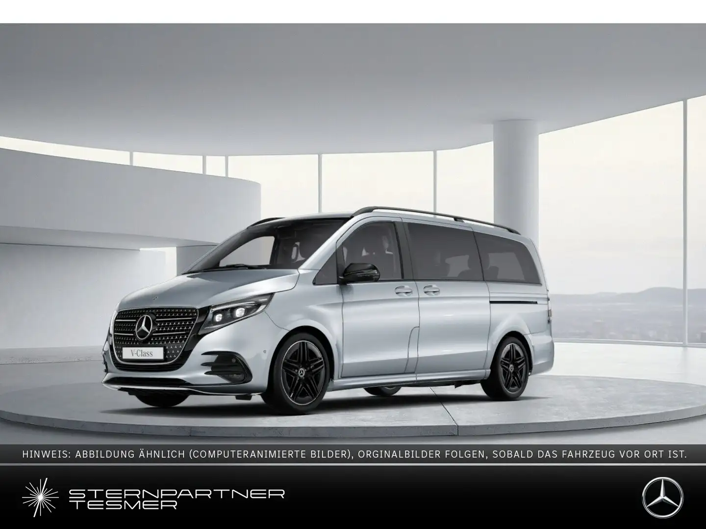 Mercedes-Benz V 300 d 4M AVANTGARDE, LANG - AMG NIGHT AIRMATIC Silber - 1