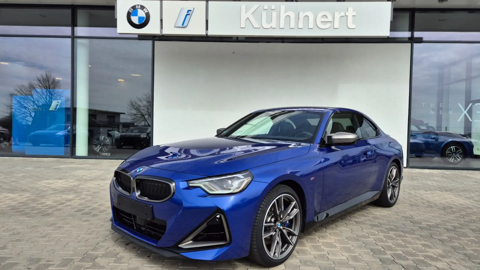 BMW 240 Mi xDrive Coupe HiFi-H&K/ACC/GSD/Parkassist. Blauw - 1