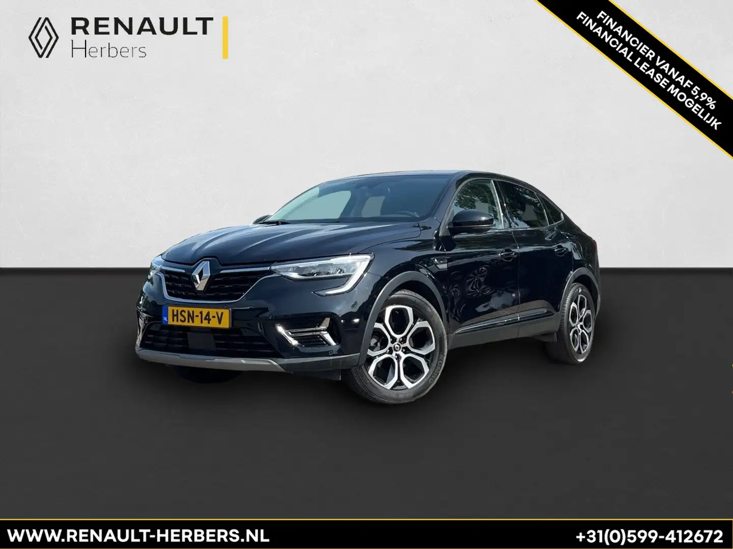 Renault Arkana 1.6 E-Tech full hybrid 145 techno 18 INCH / GROOT Zwart - 1