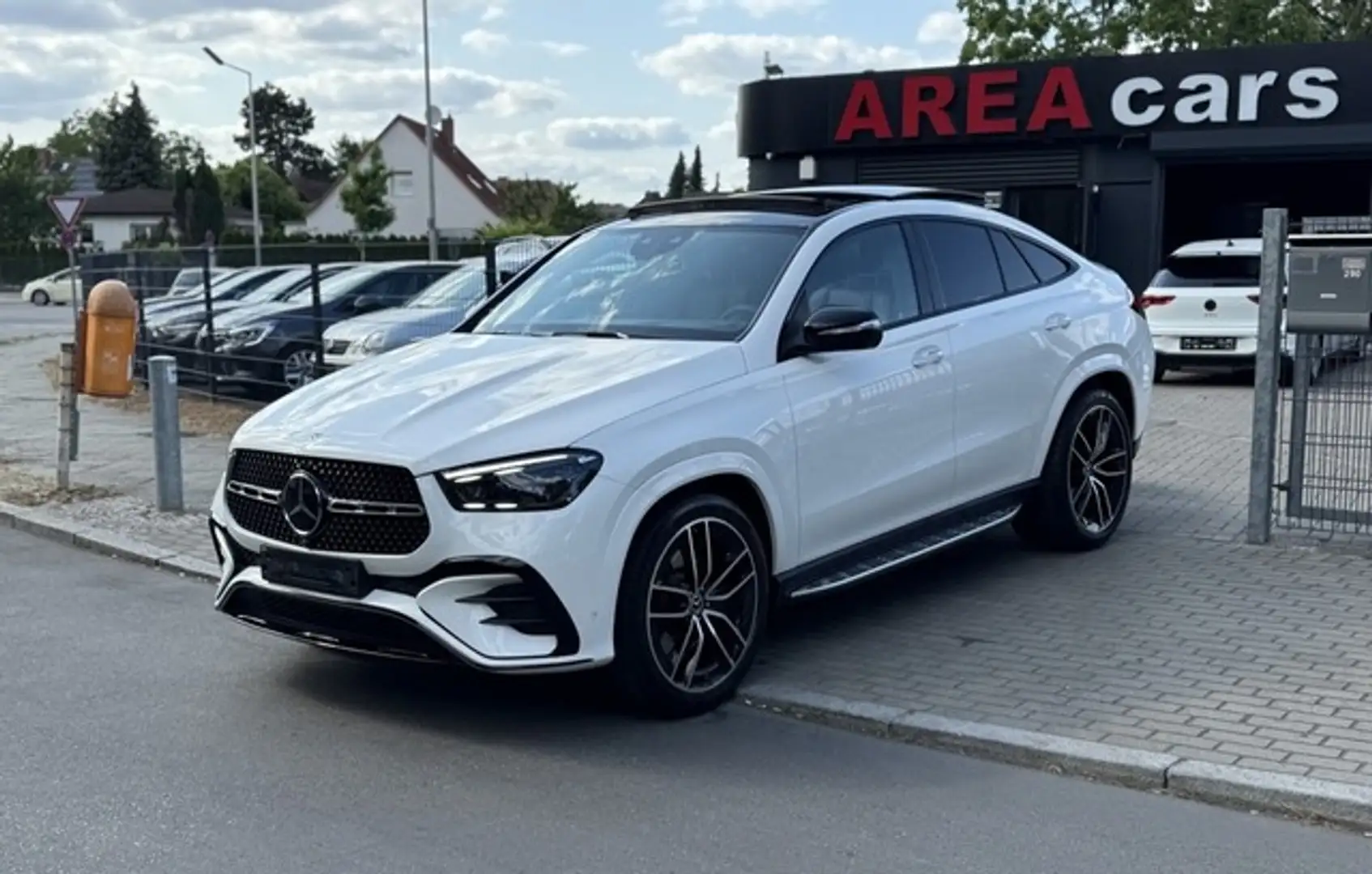 Mercedes-Benz GLE 450 d Coupe*AMG*4M*PANO*HUD*BUR*DIS*360*3xTV Blanc - 1