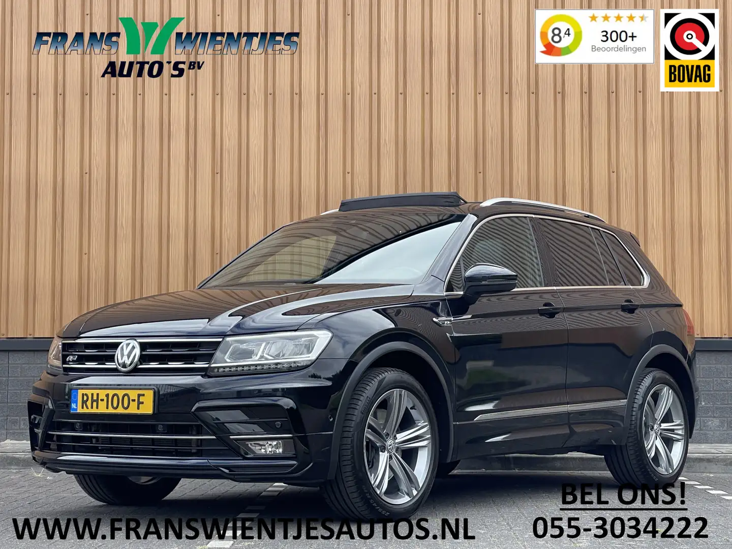 Volkswagen Tiguan 2.0 TSI 4Motion R-line | 220 PK! | Apple Carplay | Zwart - 1