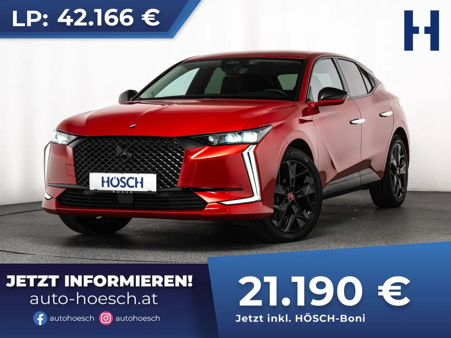 DS Automobiles DS 4 PureTech 130 PERFORMANCE LINE 19" HEAD-UP -50% Rot - 1