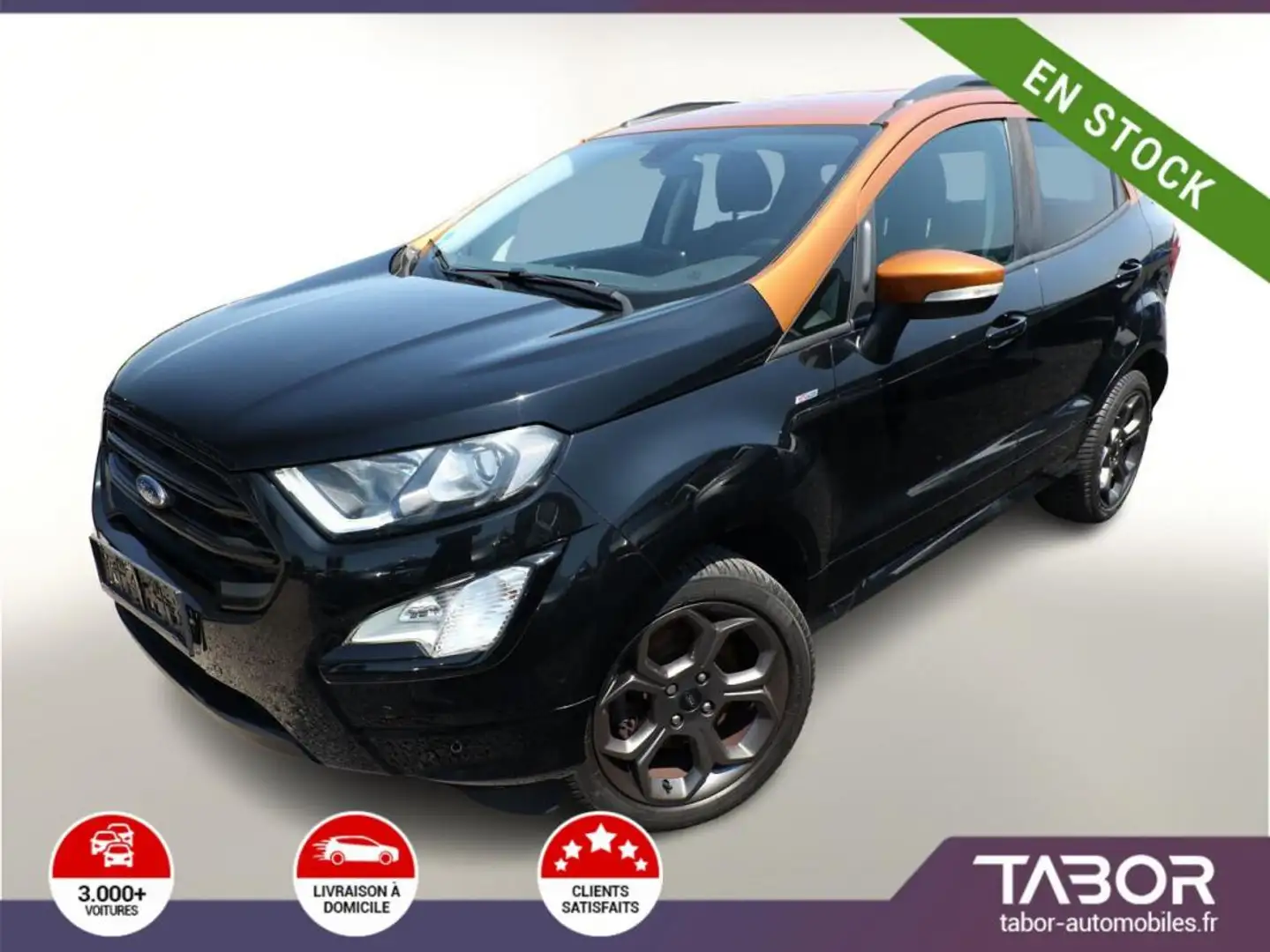 Ford EcoSport 1.0 EcoBoost 125 ST-Line GPS KeyL Noir - 1