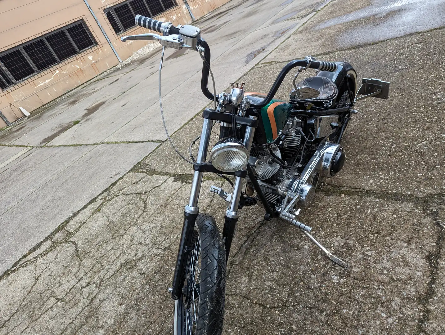 Harley-Davidson Custom Bike FL Zwart - 1