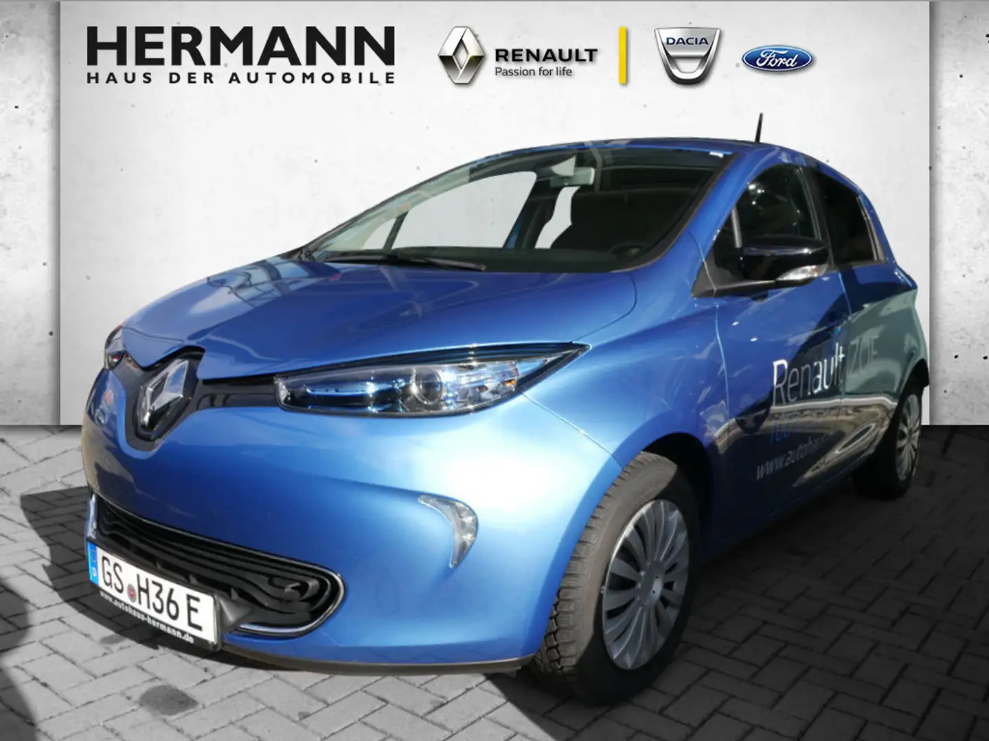 Renault ZOE (Miet-Batterieh) Intens *NAVI*LM*KeyLess*PDC Kék - 1