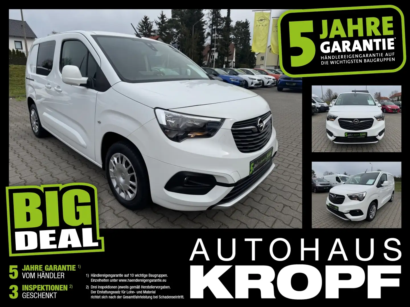 Opel Combo Cargo 1.5 D **PDC AHK Klima Carplay** Weiß - 1