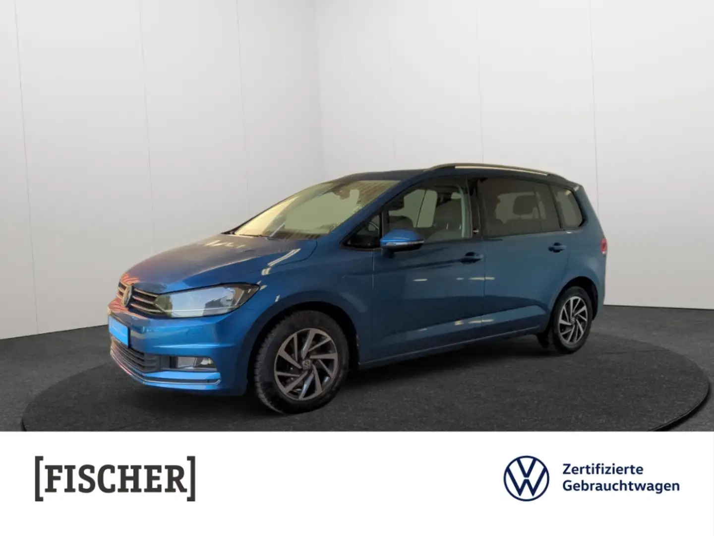 Volkswagen Touran 1.2TSI SOUND Navi SHZ hinten & vorn ACC 7-Sitzer C Blau - 1