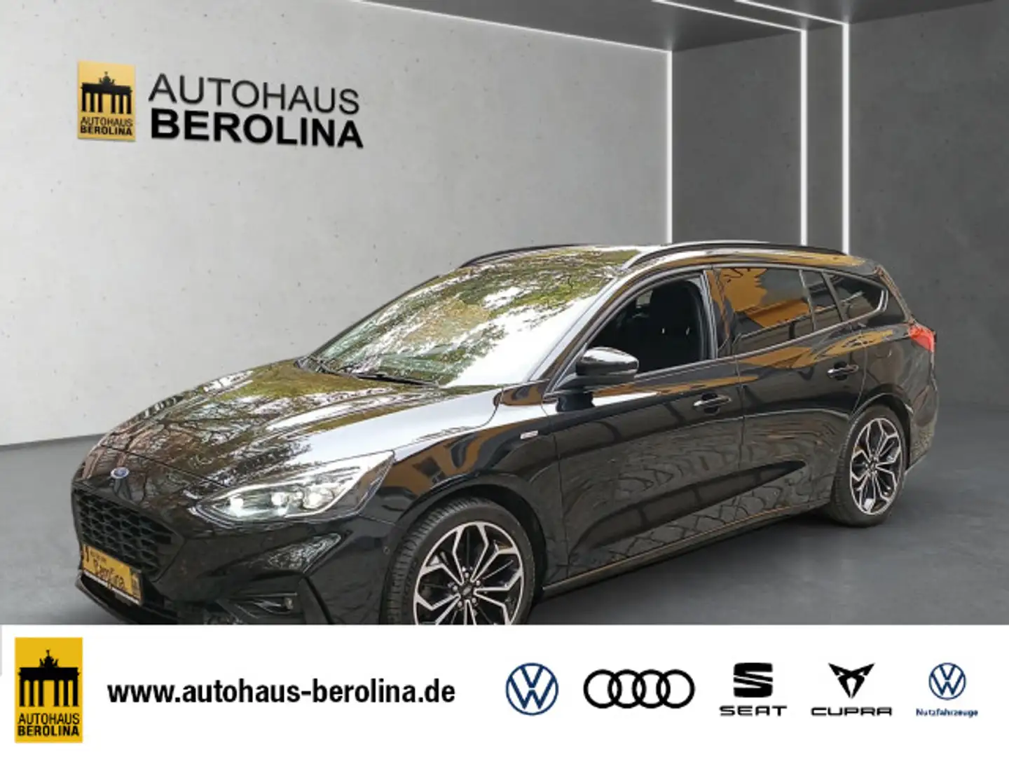 Ford Focus Turnier  1.5 EcoBoost ST-Line  Aut. *AHK* Noir - 1