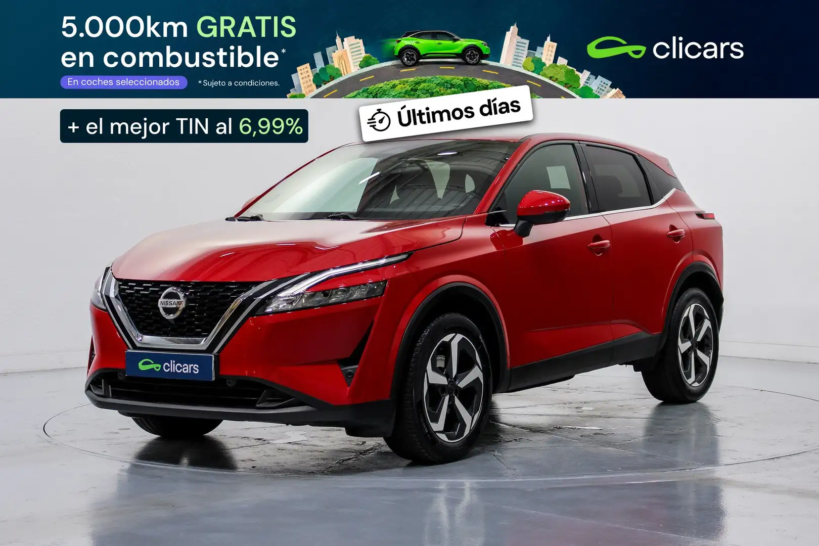 Nissan Qashqai 1.3 DIG-T mHEV 12V N-Connecta 4x2 103kW Rojo - 1