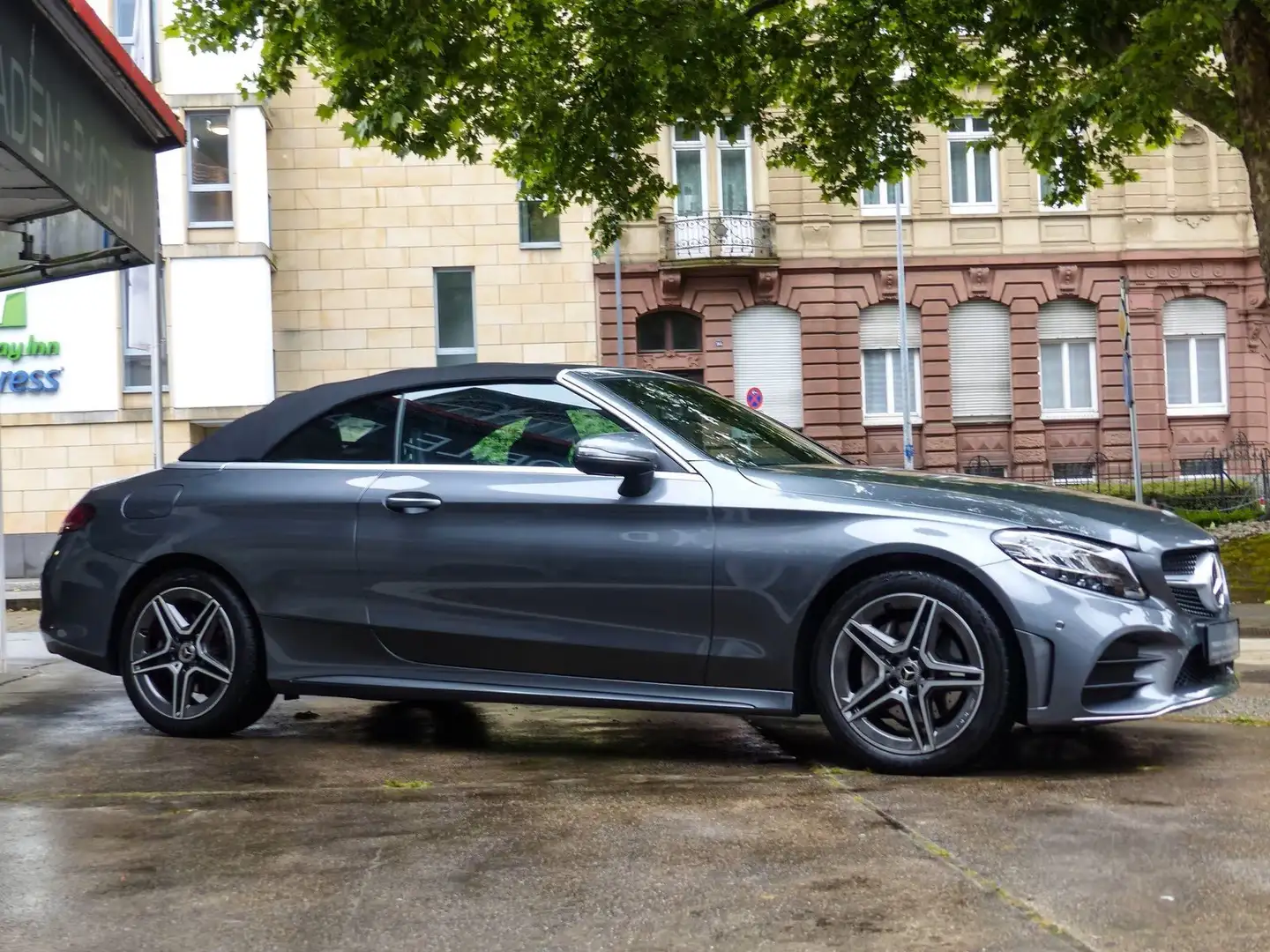 Mercedes-Benz C 200 Cabrio 9G-TRONIC AMG Line Gris - 1